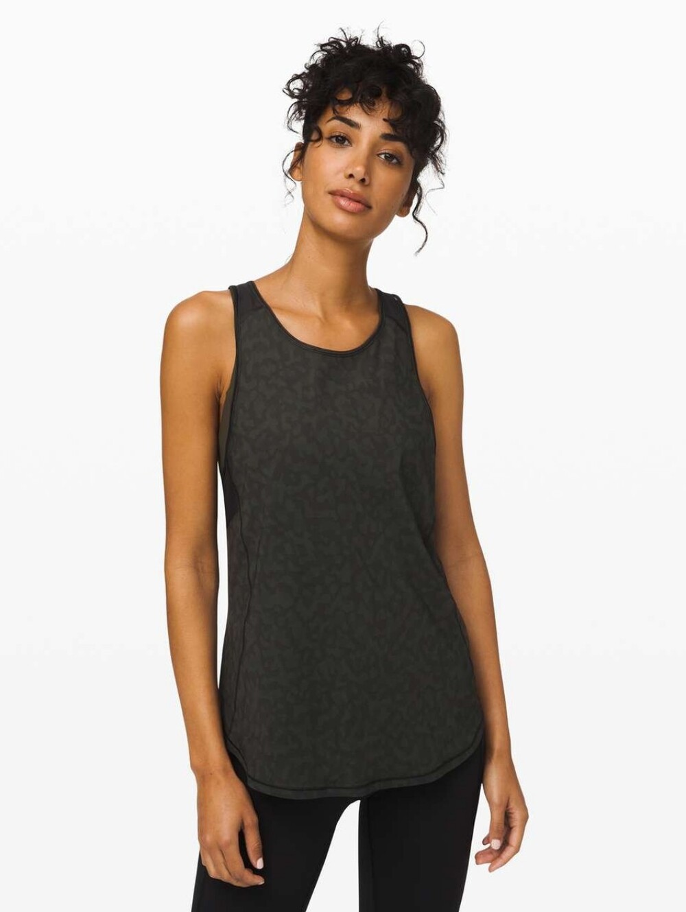 Lululemon Sculpt Tank II Formation Camo Evergreen Multi / Black Size 14 ?